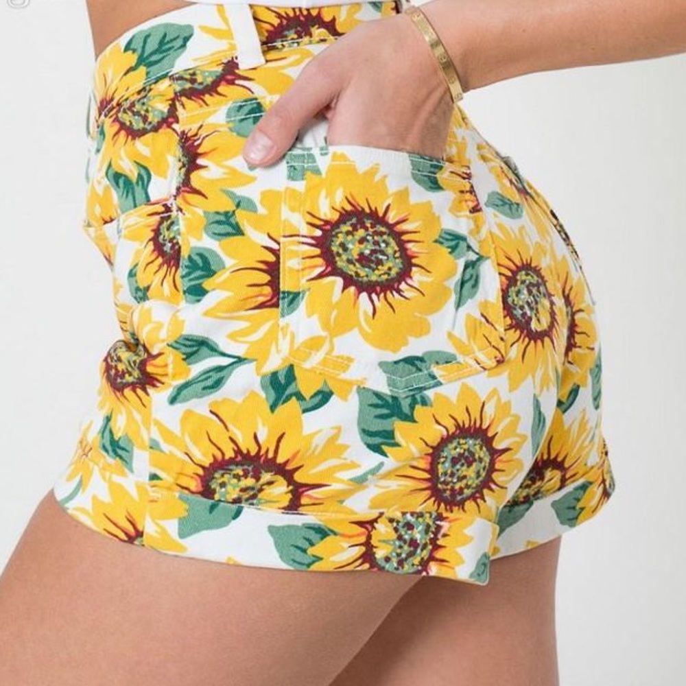 American apparel sunflower shorts